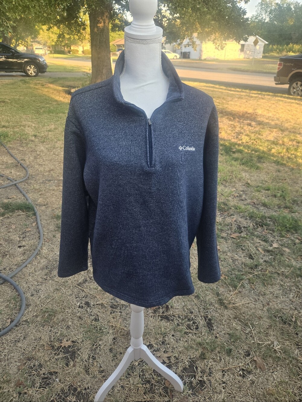 Columbia Women's Dark Navy Quarter-Zip Pullover